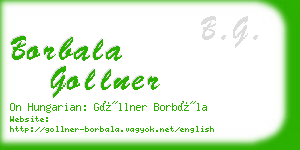 borbala gollner business card